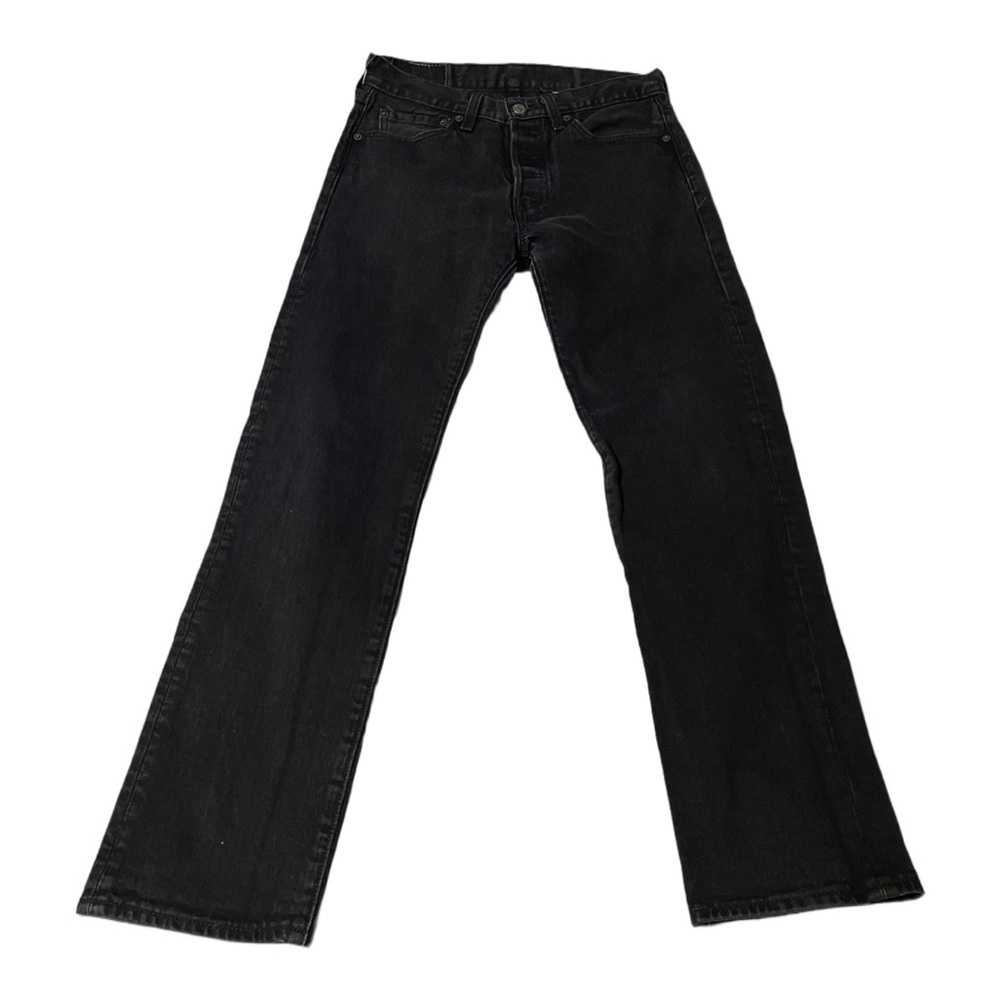 Levi's Black Straight Leg 501’s 29 W x 30 L